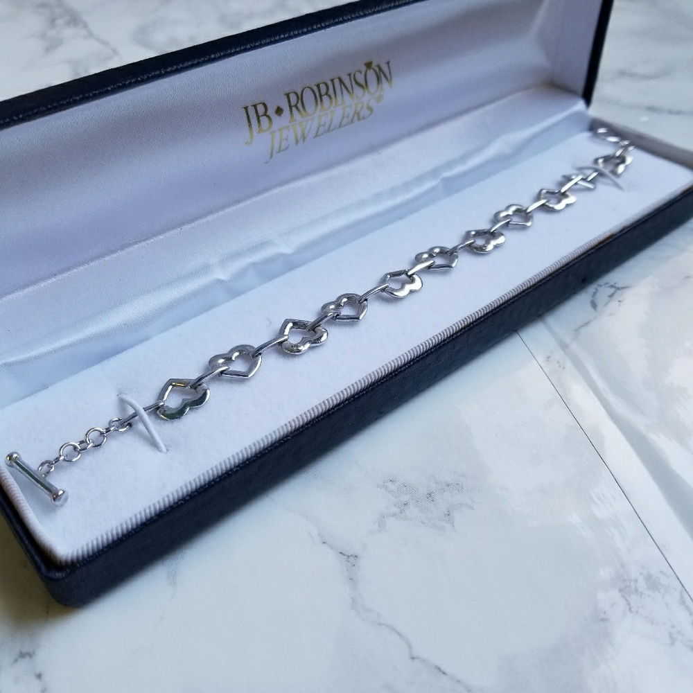 J.B. Robinson heart bracelet
